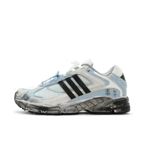 Adidas Originals Response Running Shoes Unisex Low Top Black/White/Gray/Blue