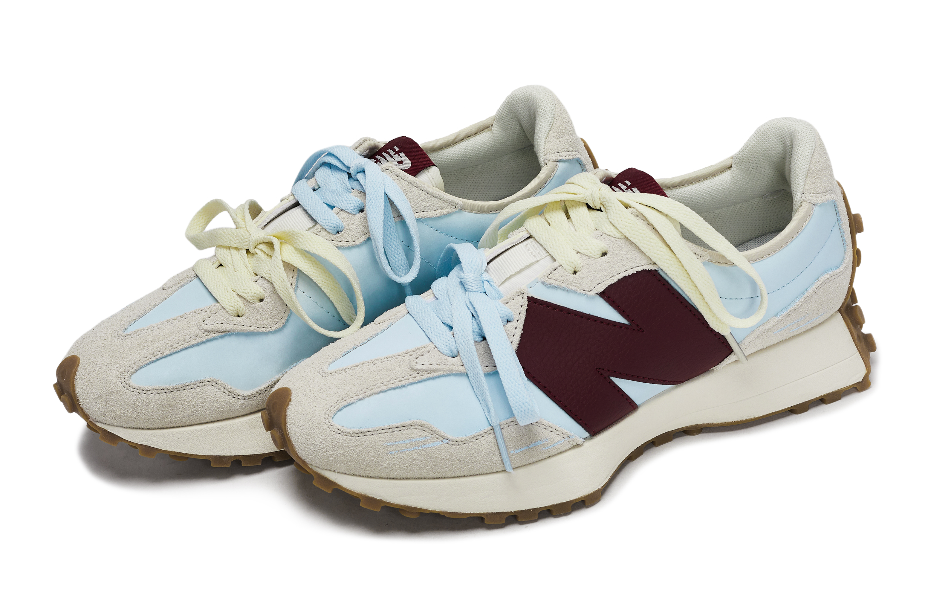 New Balance NB 327 Low top Running Shoes Women’s Beige Blue Red Brown