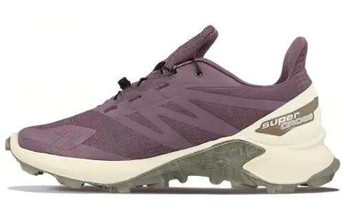 SALOMON CROSS Blast Slip Resistant Abrasion Resistant Low top Outdoor Shoes Women's Purple White