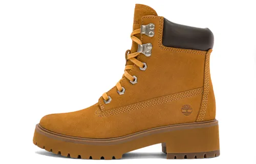 Timberland Leather Thermal Height Increasing Short Outdoor Boots Women's Wheat
