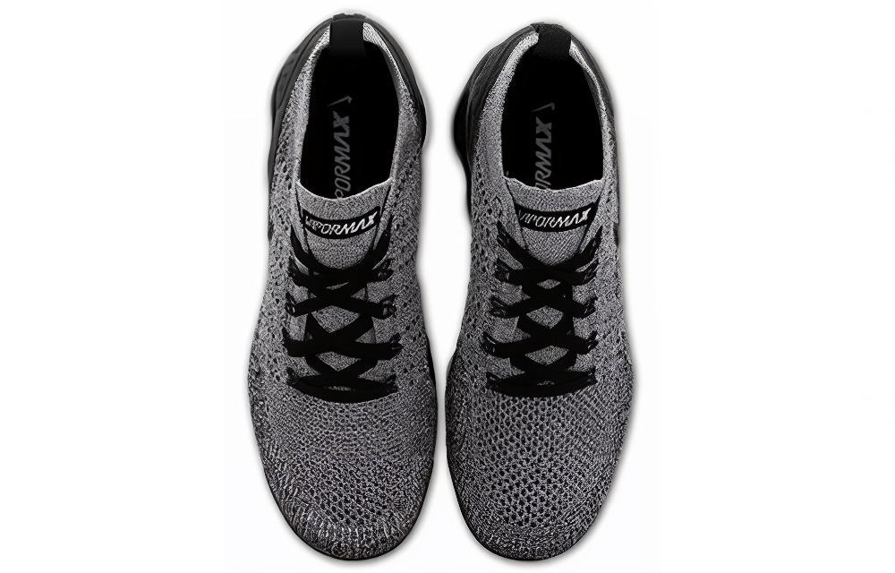 Мужские кроссовки Nike VaporMax Flyknit 2 (черно-серые) — Чёрныйсерый — фото 3