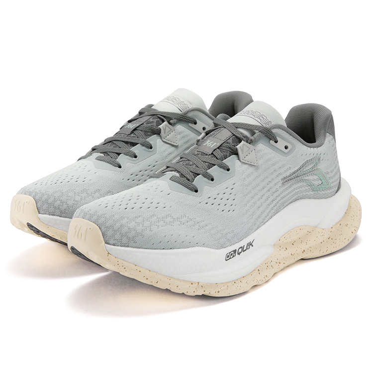 361° Fiery 5 Cushioning Abrasion Resistant Breathable Low top Running Shoes Men’s Gray