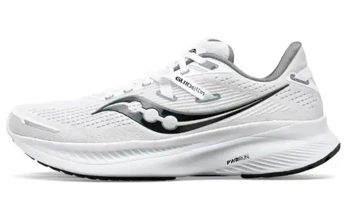 saucony Guide 16 'White Black'