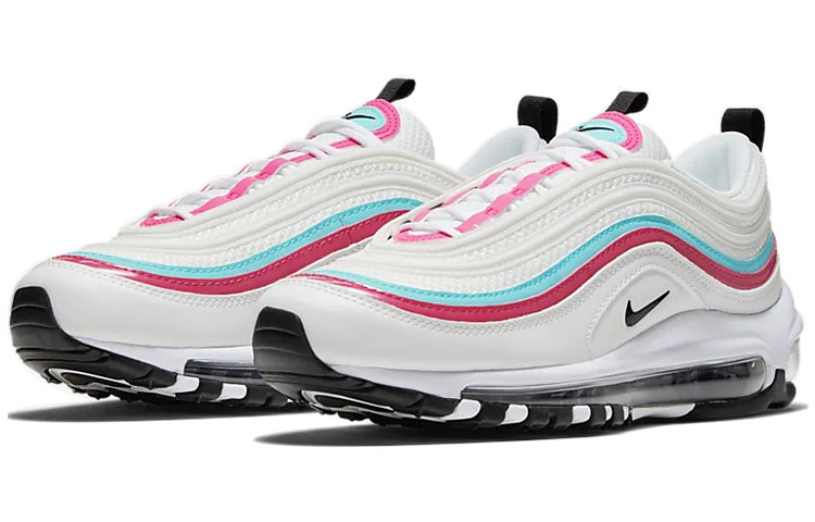Женские кроссовки Nike Air Max 97 (красно-сине-белые) — Красный / синий / белый — фото 3