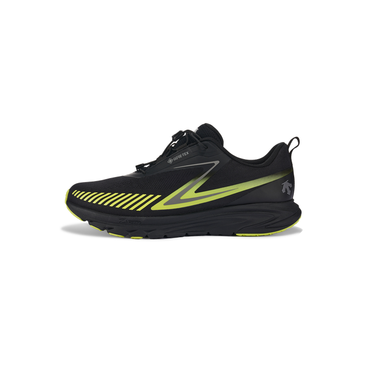 DESCENTE Enerzite Low top Z Foam Cushioning Foam Casual Running Shoes Men’s Black Yellow