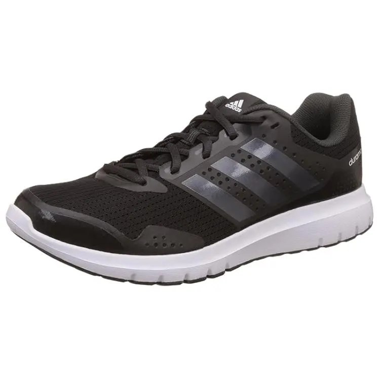 Adidas Duramo Slip Resistant Abrasion Resistant Slip Resistant Abrasion Resistant Low top Running Shoes Men's Black