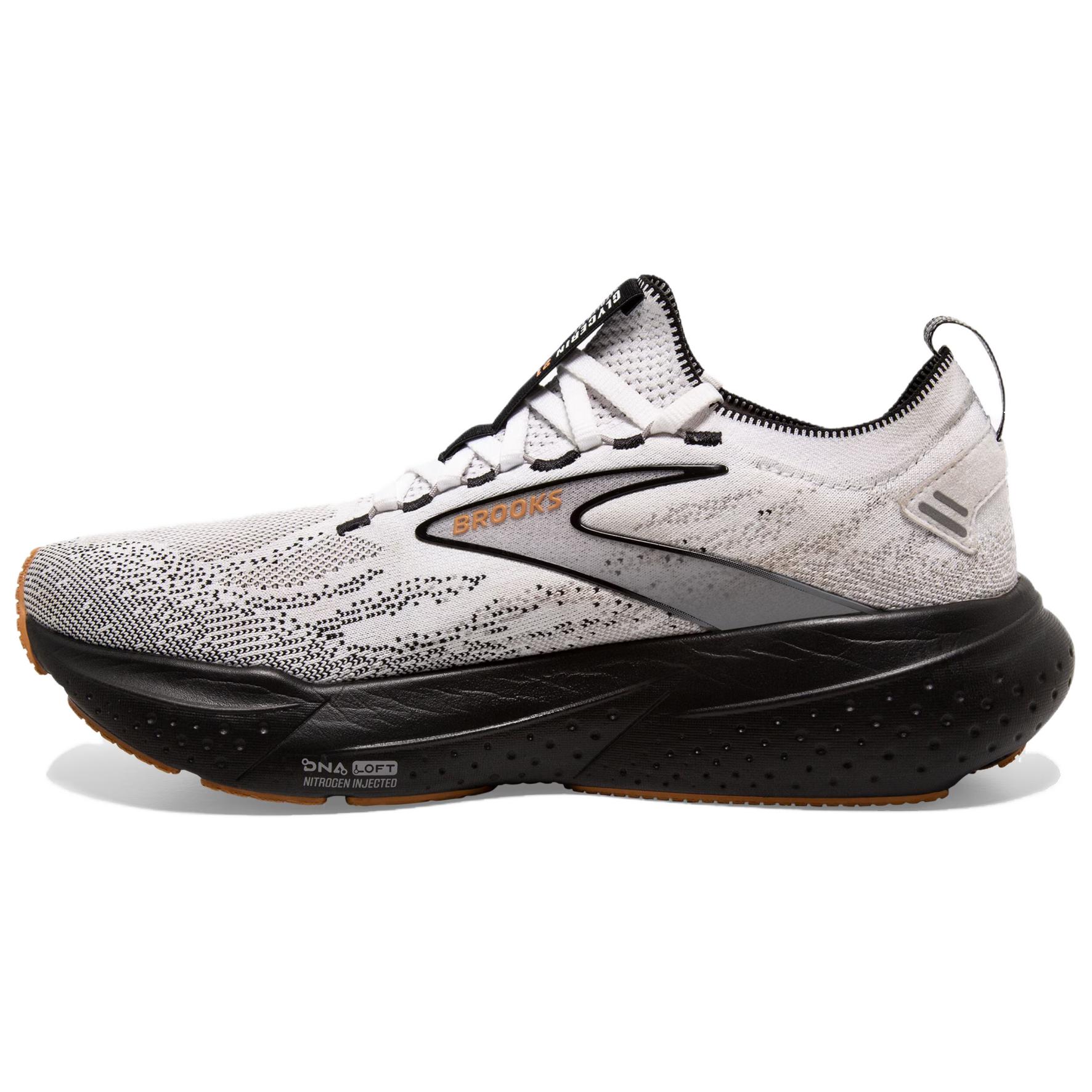 Brooks Brooks Glycerin 21 Comfortable and versatile non-slip and wear-resistant low-top running shoes for men gray and black