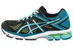Asics GT 1000 4 Low top Running Shoes Women's Black Blue Multicolor