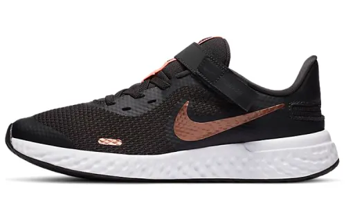 Nike Revolution 5 FlyEase 'Black Gold' Gs