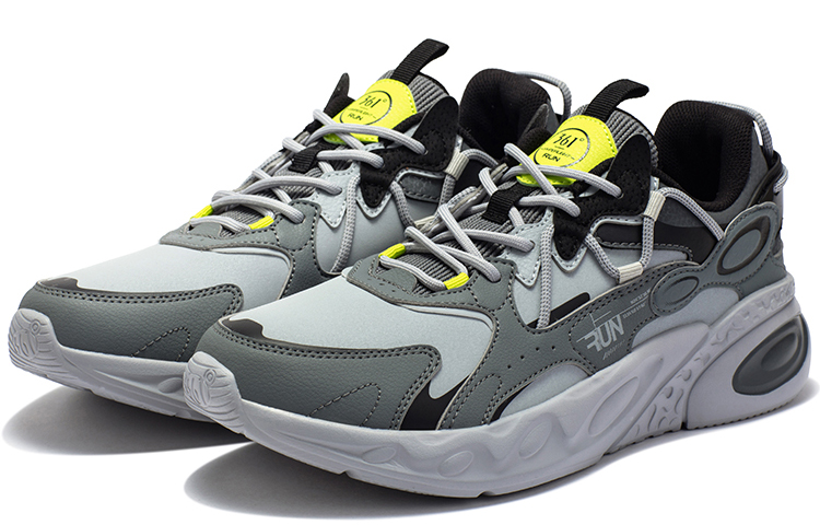 361° Cushioning Slip Resistant Cushioning Slip Resistant Low top Running Shoes Men’s Gray