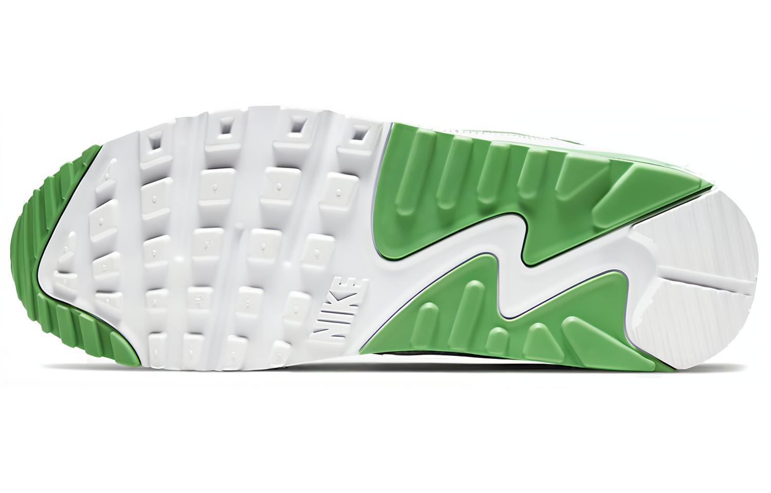 Кеды UNDEFEATED x Nike Air Max 90 (бело-зеленые) — Белыйзелёный — фото 5