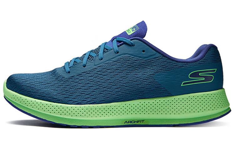 Skechers Comfortable Cushioning, Wear Resistant Low top Running Shoes Men’s Blue Green