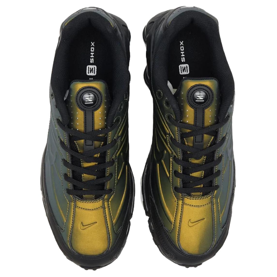 Nike Shox Ride 2 Abrasion Resistant Low top Running Shoes Unisex Green Black