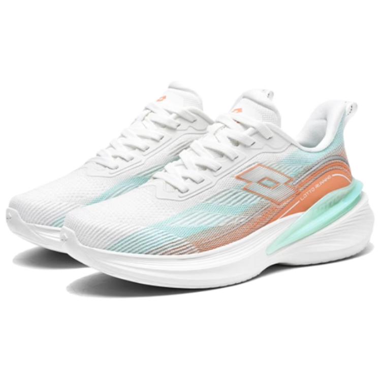 LOTTO Breathable Low top Running Shoes Women’s White Green Orange