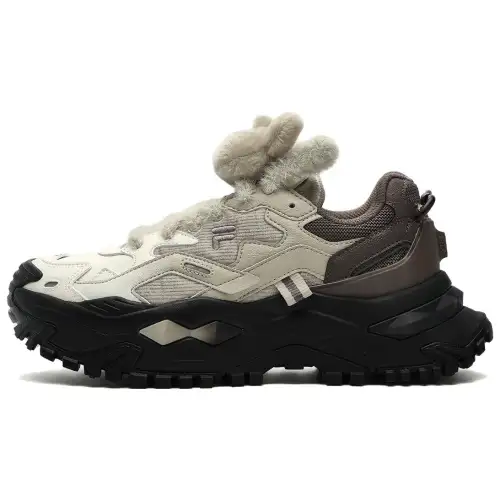 FILA FUSION Bianco Sneakers 'White Grey Brown' Women's