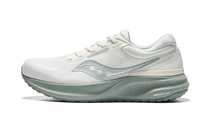 PUFF x Saucony Abrasion Resistant, Breathable, Lightweight Low top Running Shoes Unisex Beige Gray