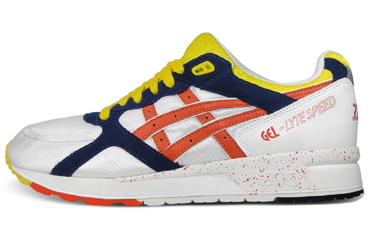 Asics Gel Lyte Speed Low top Running Shoes Men's White Orange