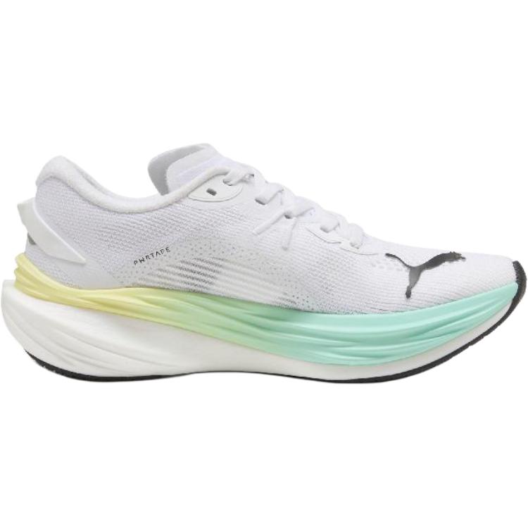 PUMA Deviate NITRO 3 Abrasion Resistant Low top Casual Running Shoes Women’s White
