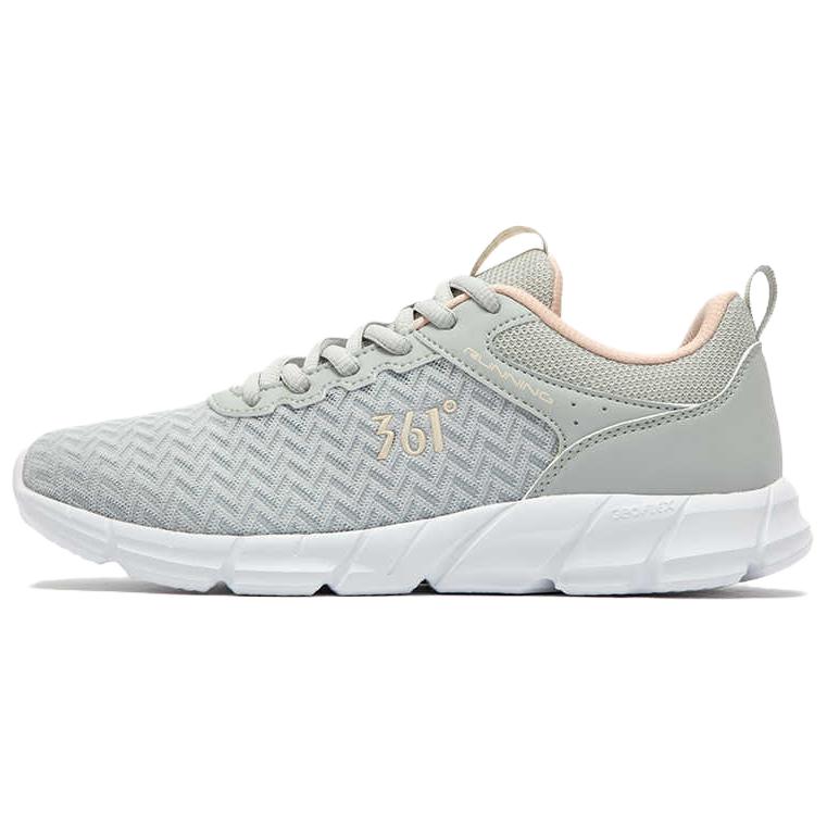 361° Abrasion Resistant Breathable Low top Casual Running Shoes Women’s Photon Gray Smoothie Peach