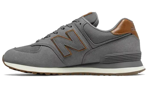 New Balance NB 574 Low top Running Shoes Men's Gray Brown