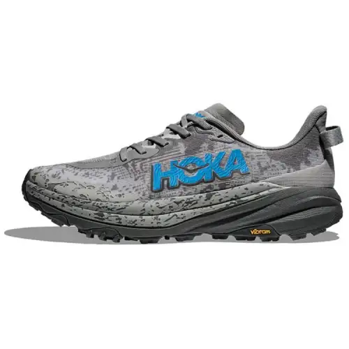 HOKA ONE ONE SPEEDGOAT 6 Soft And Comfortable Slip Resistant Abrasion Resistant Low top Running Shoes Men's Gray