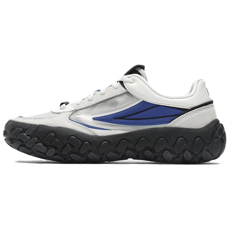 FILA Gara Abrasion Resistant Low top Casual City Commuting Running Shoes Men's White Blue