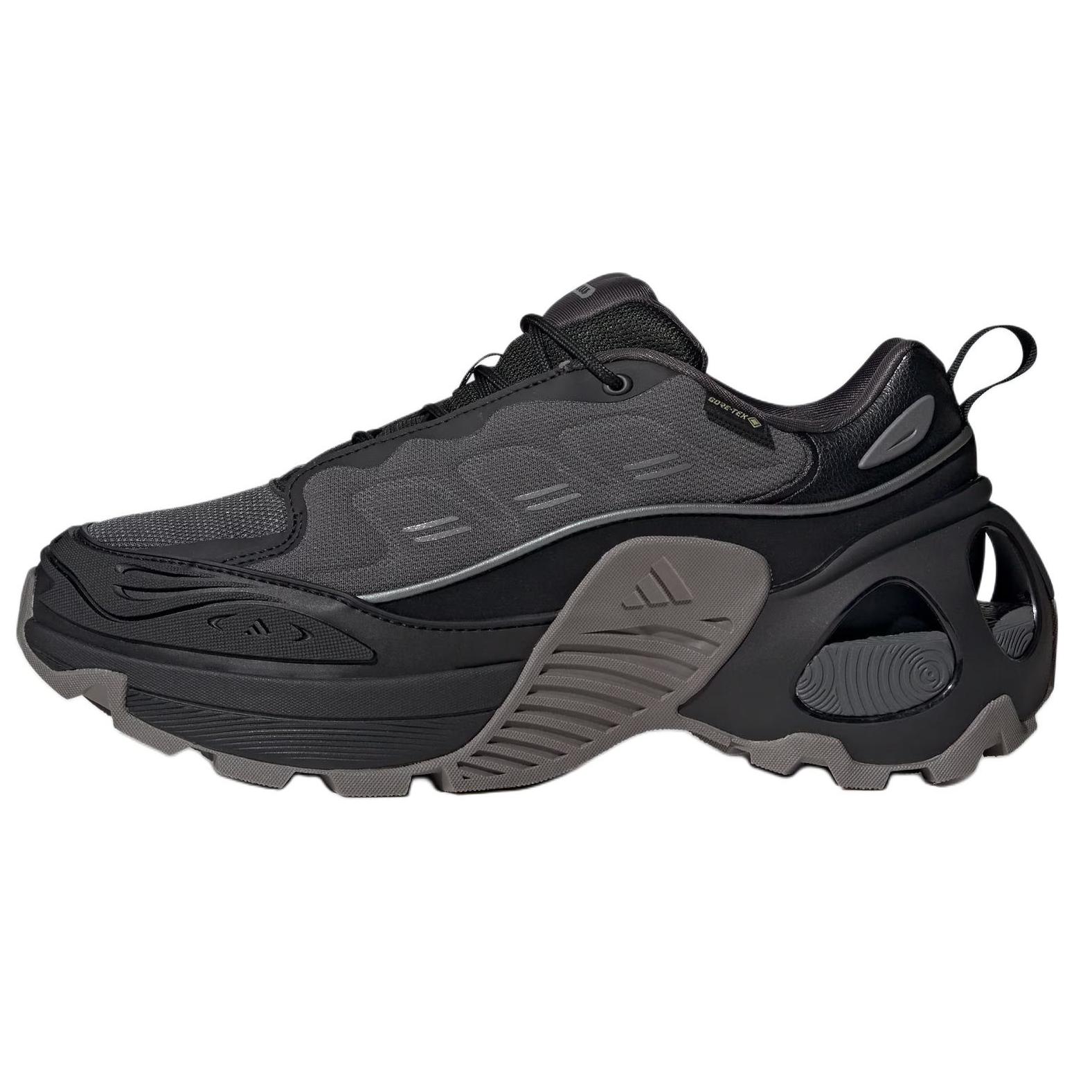 Adidas Wonder Runner Fabric Slip Resistant Abrasion Resistant Low top Running Shoes Unisex Black Gray
