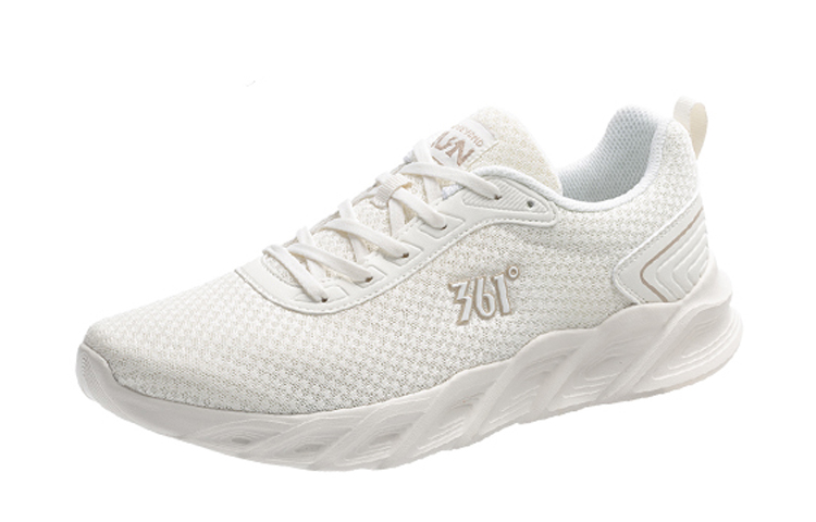 361° Slip Resistant Abrasion Resistant Slip Resistant Abrasion Resistant Low top Running Shoes Men’s White Umber