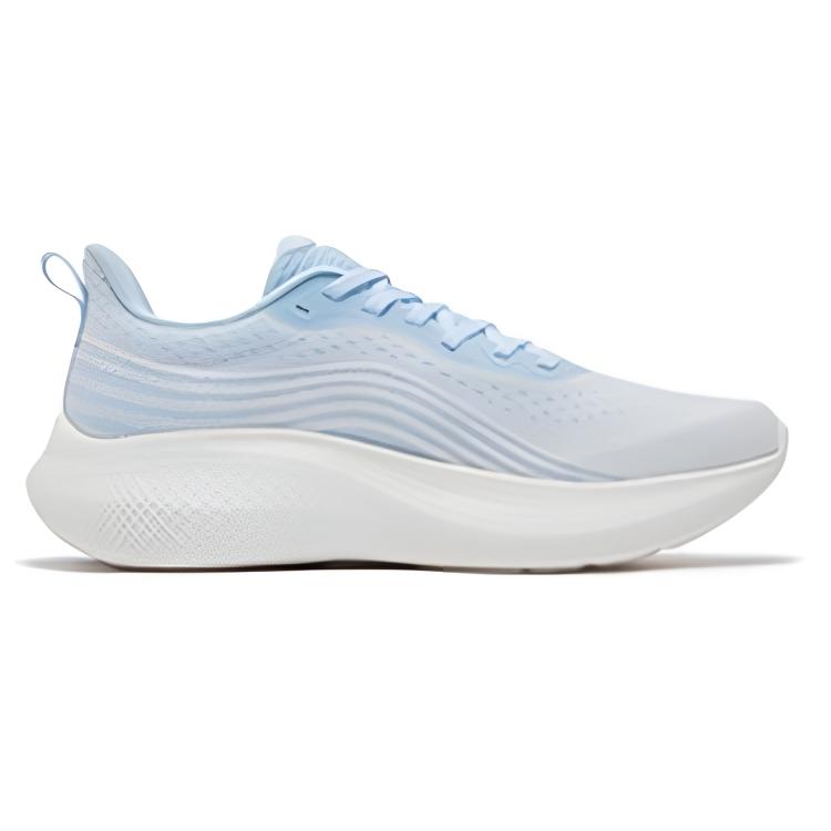 361° Cushioning, Wear Resistant Low top Casual Running Shoes Men’s White Blue