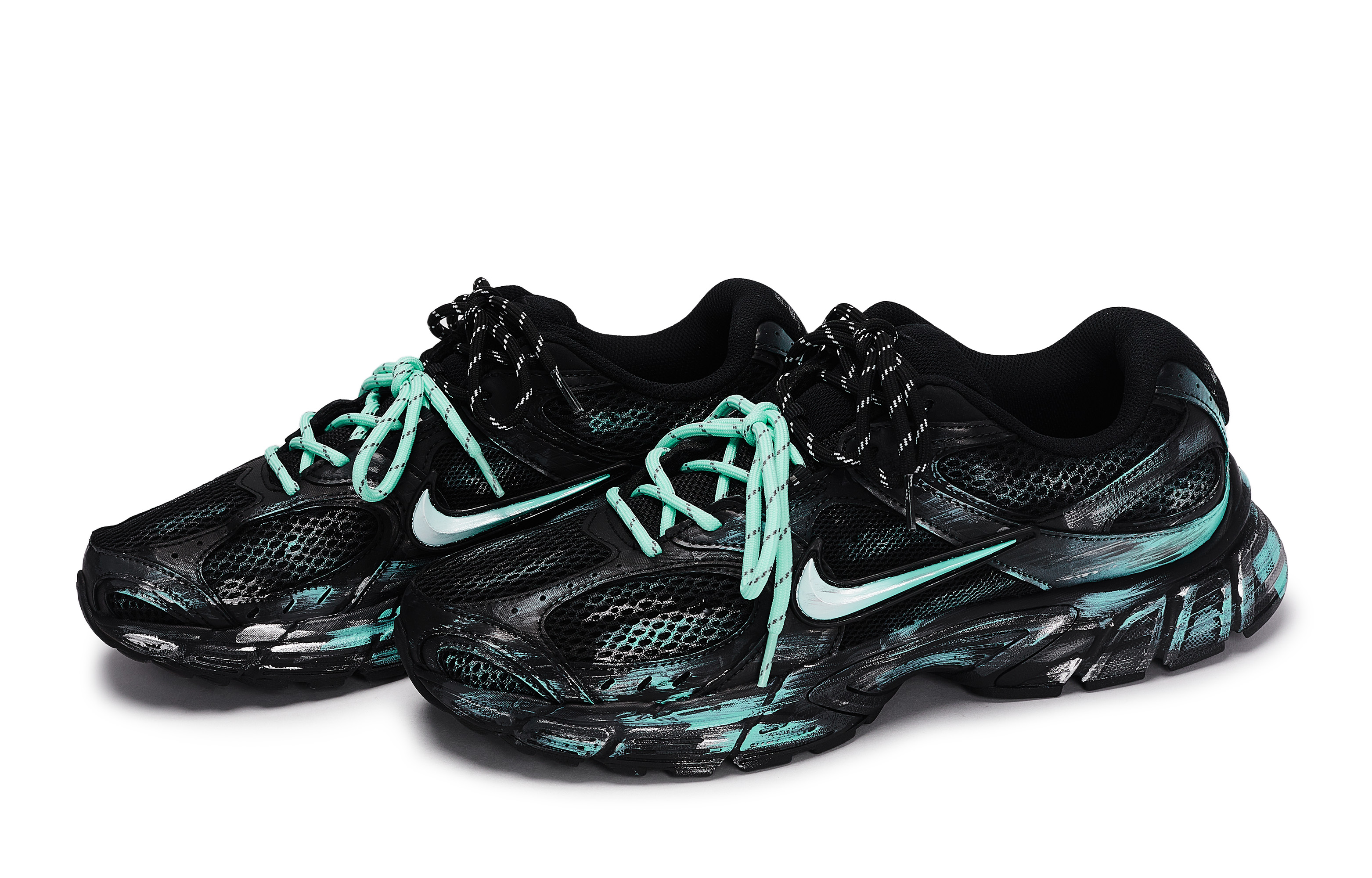 Nike V5 RNR Abrasion Resistant Abrasion Resistant Low top Running Shoes Unisex Black Tiffany