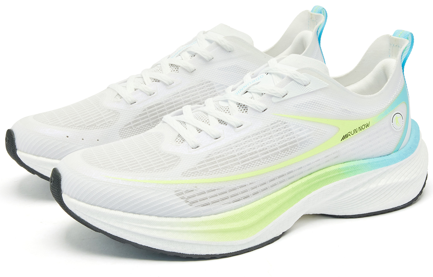 QIAODAN Light Speed 5.0 PLUS Low top Q LITESPEED Technology Casual Training Running Shoes Men’s White Green