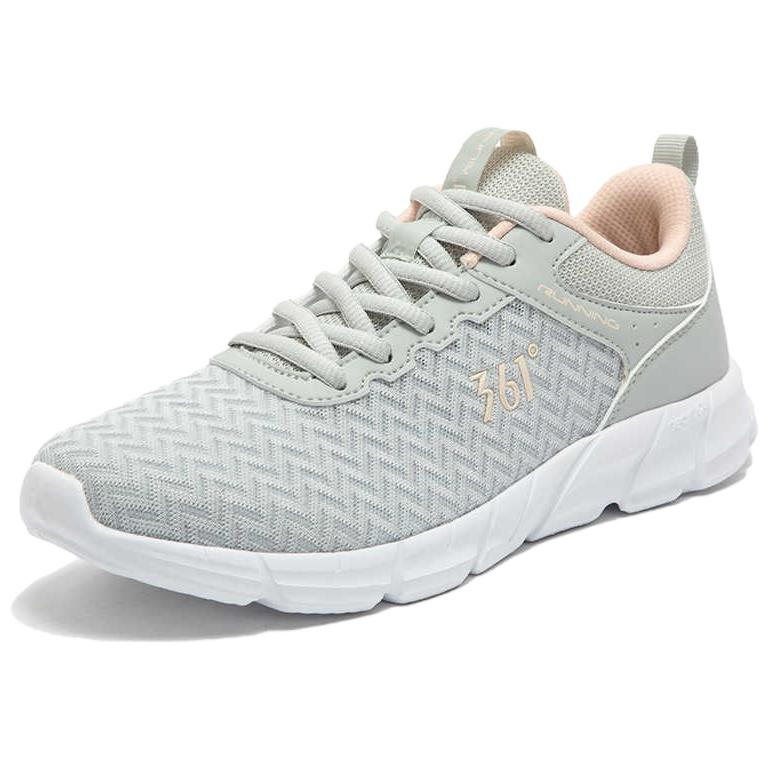361° Abrasion Resistant Breathable Low top Casual Running Shoes Women’s Photon Gray Smoothie Peach