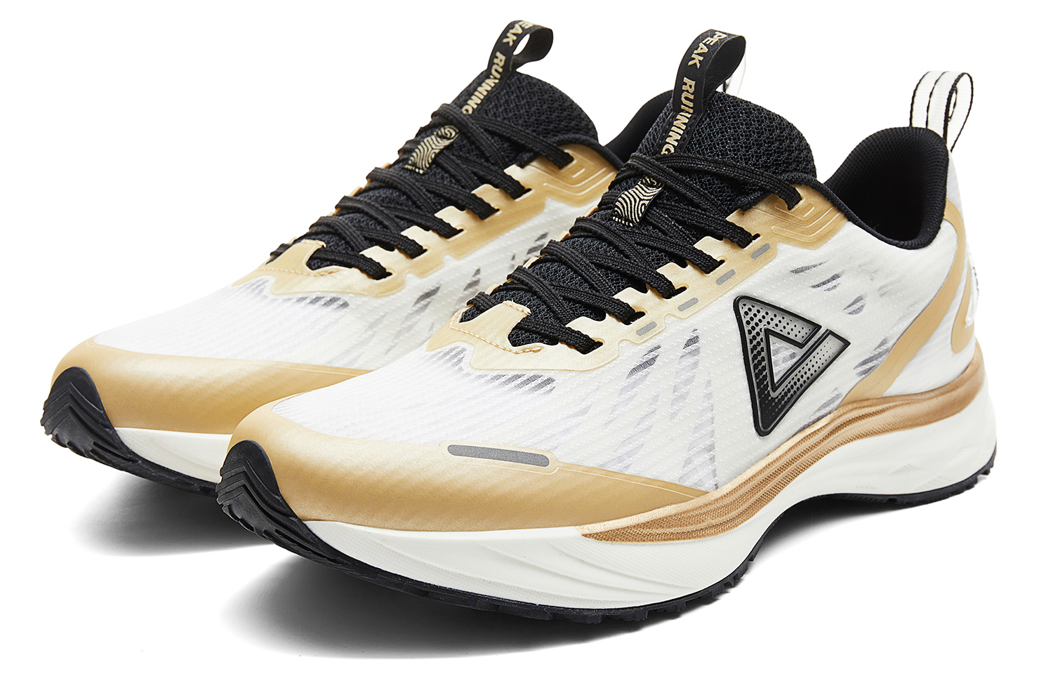 PEAK Low top Running Shoes Men’s White Gold Black