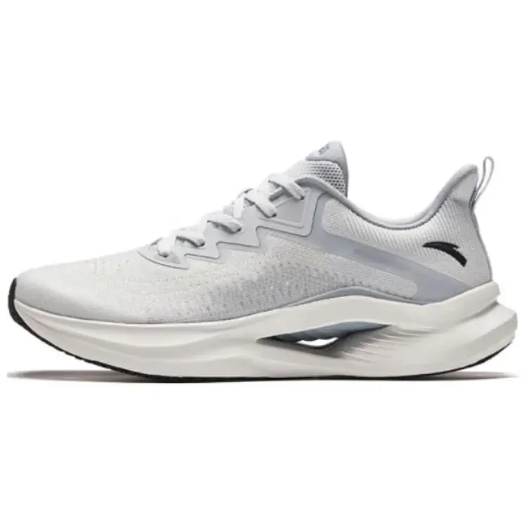 Anta Wind Control Comfortable Fabric Cushioning Slip Resistant Low top Training Running Shoes Men's Gray