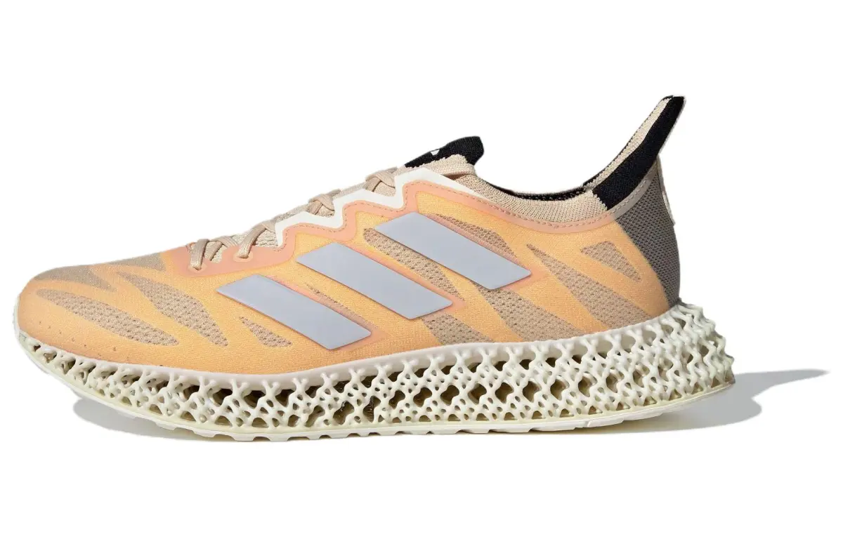 Adidas 4DFWD 3 Fabric Cushioning Breathable Lightweight Low top Running Shoes Men's Brown