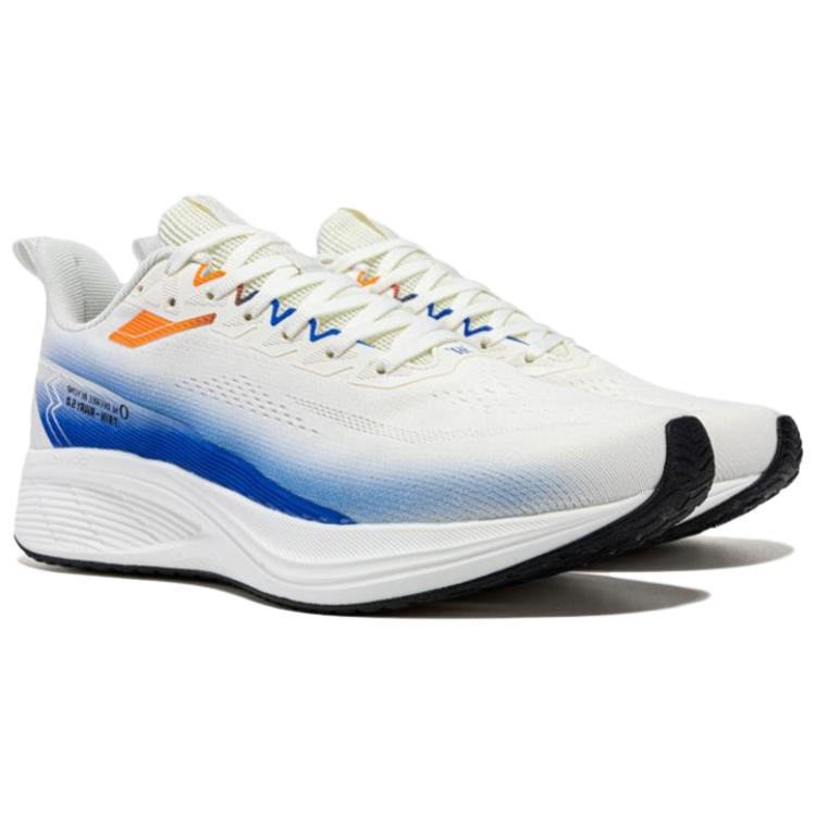 361° Slip Resistant Abrasion Resistant Low top Running Shoes Men’s White Blue