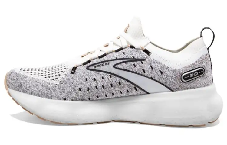 Brooks Women's Glycerin StealthFit 20 'White Black Cream'
