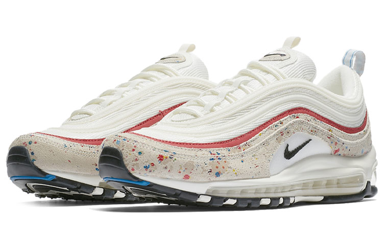 Кроссовки Nike Air Max 97 Premium Paint Splatter (бежевый) — фото 3