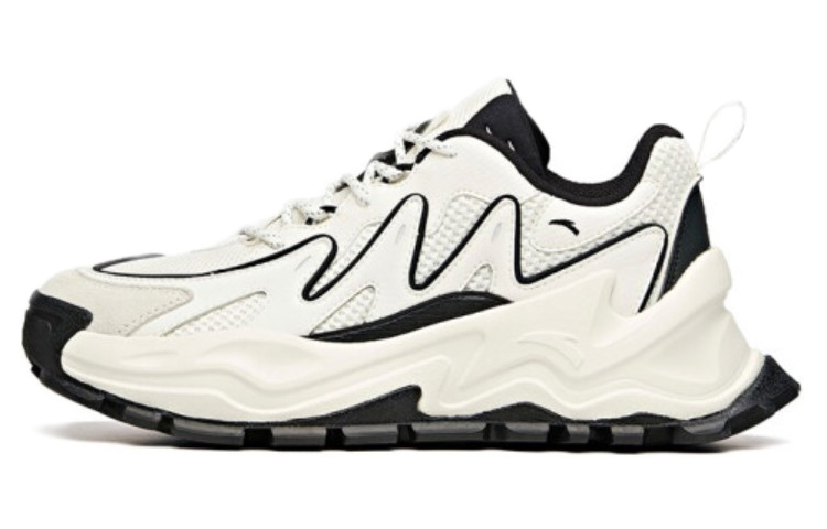 Anta Hot Slip Resistant Abrasion Resistant Low top Sports Casual Shoes Women's White Black