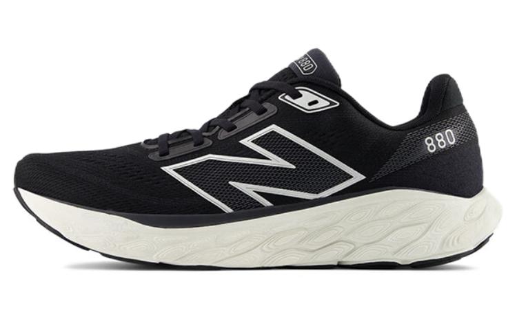 New Balance 880v14 Comfortable shock-absorbing and wear-resistant low-cut running shoes for men, black and white