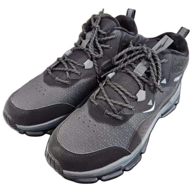 Erke Slip Resistant, Abrasion Resistant, Thermal Mid top Outdoor Shoes Men’s Gray
