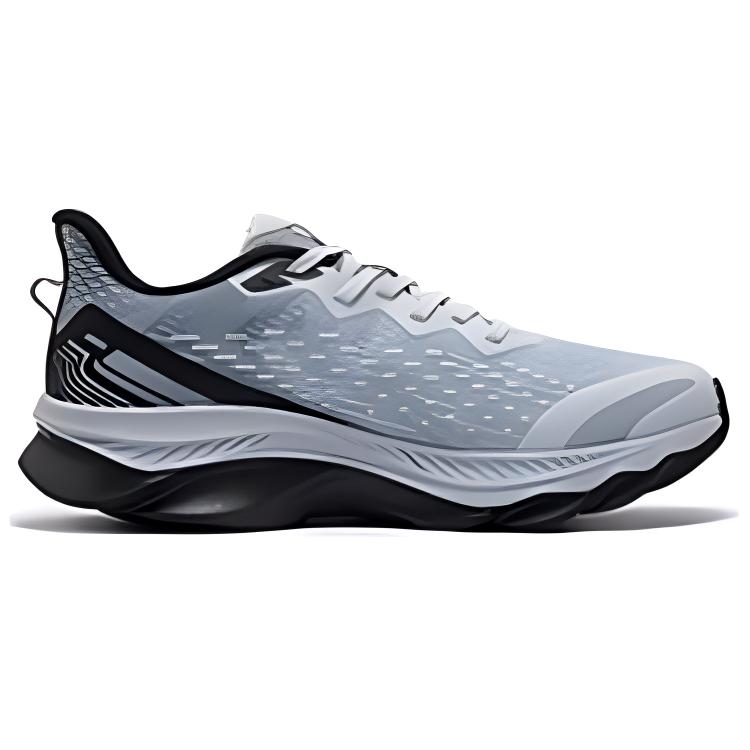 361° Cushioning Slip Resistant Breathable Cushioning Slip Resistant Breathable Low top Running Shoes Men’s Gray Black