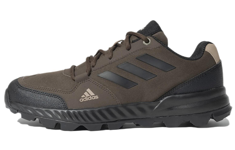 Adidas Rigket Lace Up Fabric Slip Resistant Abrasion Resistant Low top Running Shoes Men's Brown