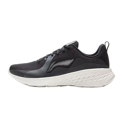 Li Ning Light Cloud Coverage Breathable Low top Casual Running Shoes Men's Black