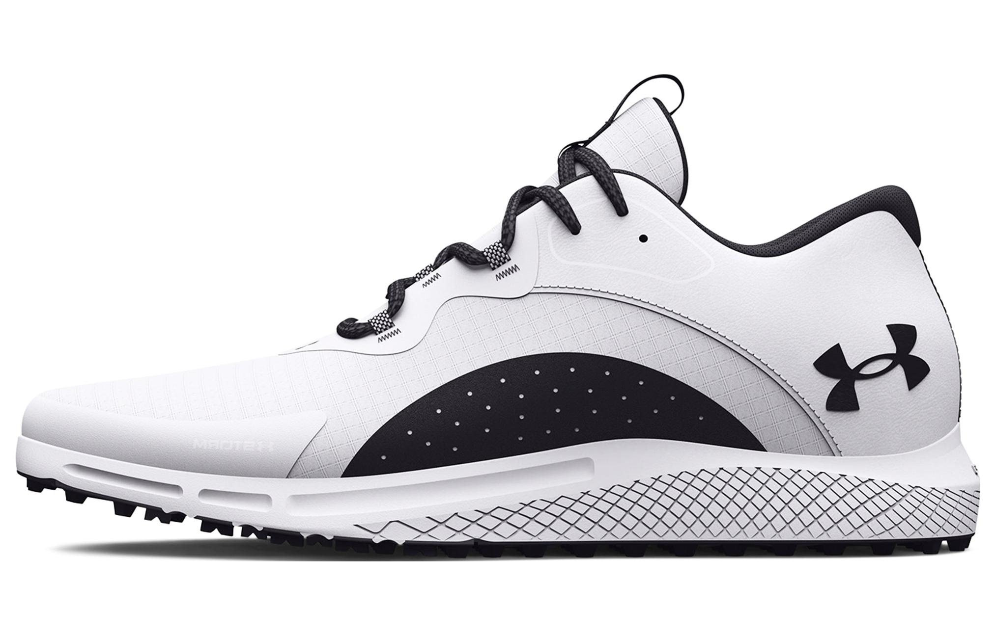 Under Armour Charged Draw 2 Spikeless Golf 'White Black'