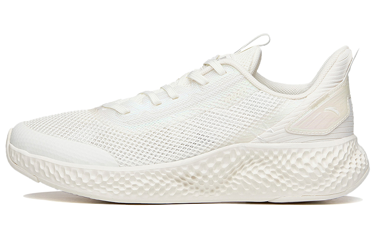 Anta Martian Foam Sports Slip Resistant Abrasion Resistant Low top Running Shoes Women's Ivory White