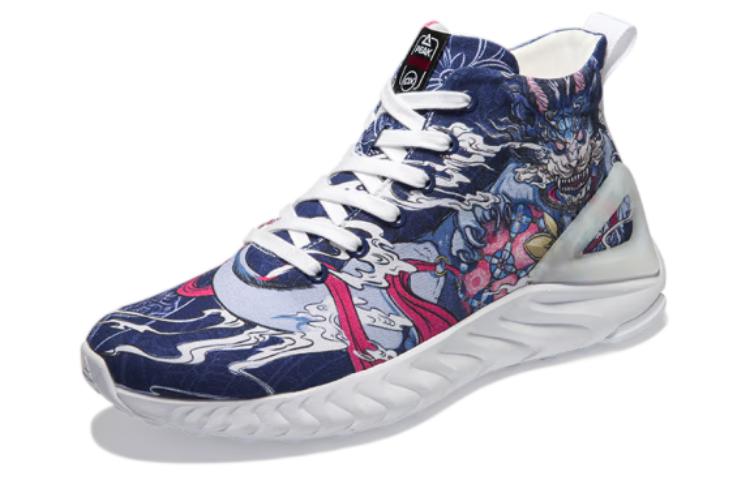IDX x PEAK Mid top Running Shoes Unisex White Blue
