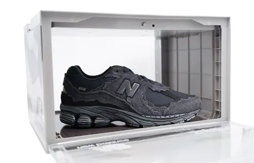 SupBro x New Balance NB 2002R Vintage Textile, Split Suede Wear resistant And Lightweight Low top Casual Sprint