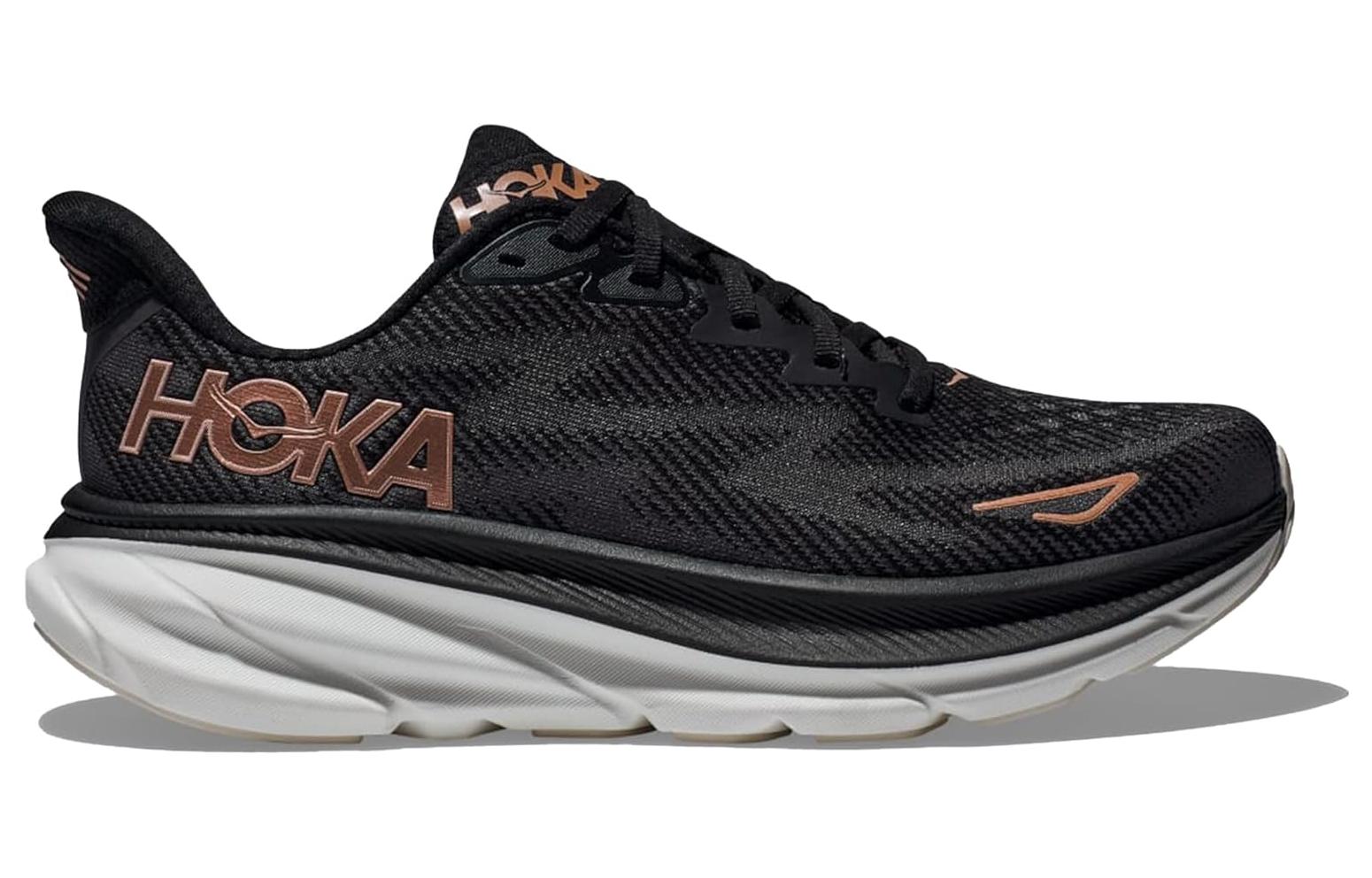 HOKA ONE ONE Clifton 9 Black Rose Gold Women’s