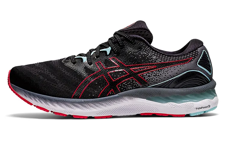 ASICS Gel Nimbus 23 2E Wide 'Black Electric Red'